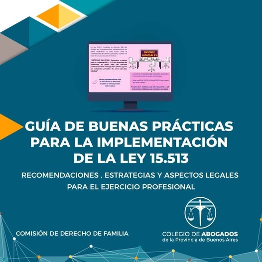 GUIA DE BUENAS PRÁCTICAS PARA LA IMPLEMENTACIÓN DE LA LEY 15.513